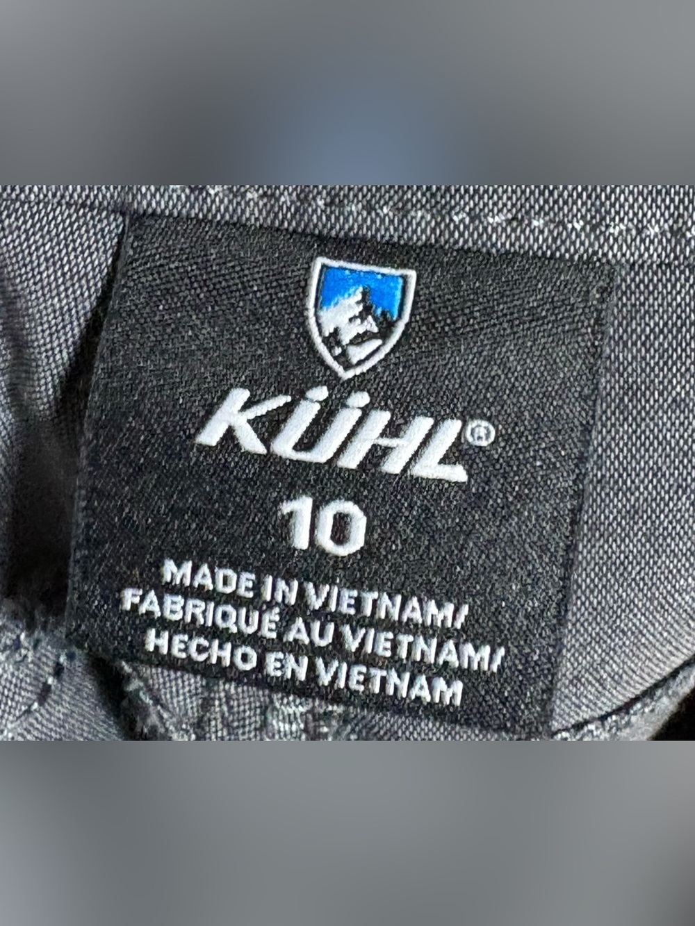 Kuhl Charcoal Women's Bermuda Shorts - Picture 3 of 3